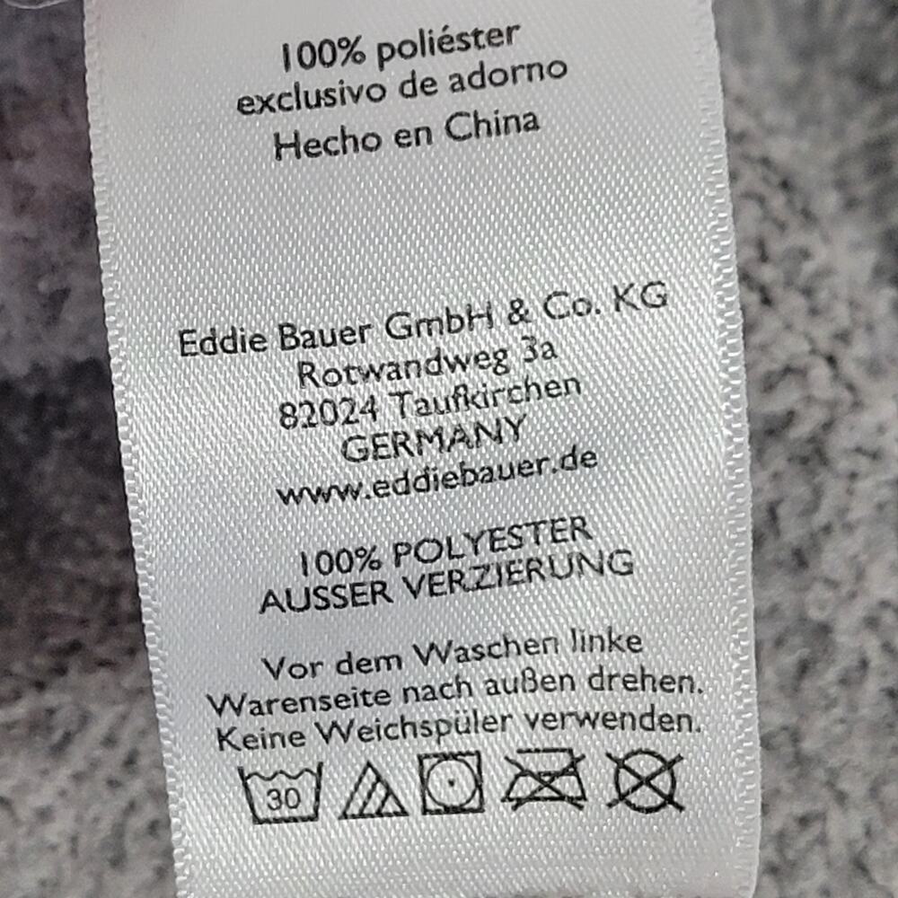 Eddie Bauer Men's Pullover Top Long Sleeve 1/4 Zip Light Gray Heather Size Large - Picture 9 of 12